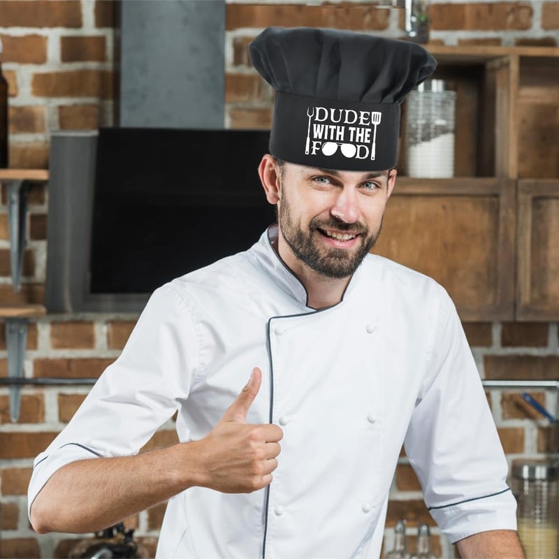 ZBBFSCSB Funny Chef Hat, Adjustable Cooking Hat for Man, Christmas for Men Husband Grandpa Brother - Image 4